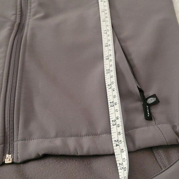 Dickies Jacket grey black zip front shell small womens performance coat lady - Picture 13 of 16
